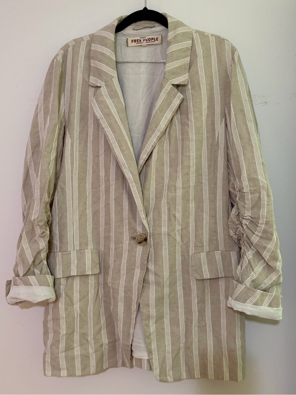 FREE PEOPLE Fern blazer size M - Picture 3 of 5